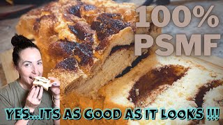 PSMF Cinnamon Sugar Bread  WEIGHT UPDATE What I eating on a PSMF day New PSMF RECIPE  janetgreta [upl. by Dode]