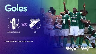 Alianza Petrolera vs Deportivo Cali goles  Liga BetPlay Dimayor 2023I  Fecha 15 [upl. by Fausta106]