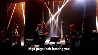 PAGSUBOK  AEGIS LIVE with LYRICS [upl. by Boeke408]