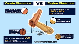 Ceylon Cinnamon vs Cassia  Difference Between Ceylon Cinnamon and Cassia Cinnamon [upl. by Engelbert]