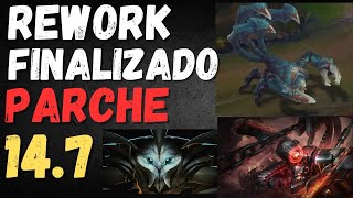 REWORK SKARNER FECHA de LANZAMIENTO  3 de ABRIL PARCHE 147  League of legends [upl. by Etsirk]