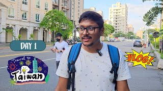 First day experience in Taipei city 🤔 Taiwan Vlog 1 [upl. by Nnaynaffit]