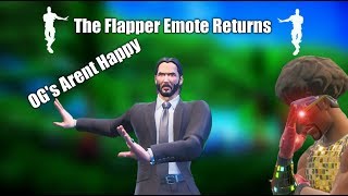 The Flapper Emote is BACK amp quotOGsquot Are Pissed Fortnite [upl. by Noret]