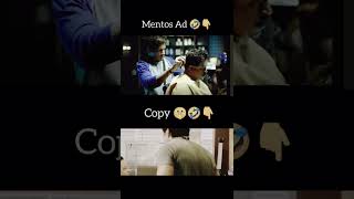 Mentos Ads Copy In Movie 🤫🤣ytshort shorts comedy [upl. by Nevanod]