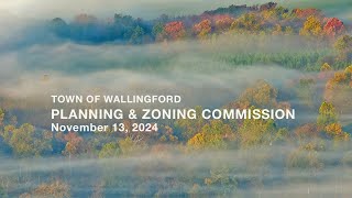 Planning amp Zoning Commission  Regular Meeting  Wednesday November 13 2024 [upl. by Affrica]