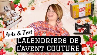 Avis amp Test CALENDRIERS de lAVENT Spécial COUTURE   Un avant gout de Noël   By PopO [upl. by Monafo]