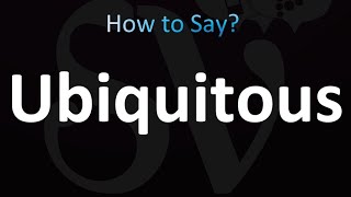 How to Pronounce Ubiquitous correctly [upl. by Katharine]