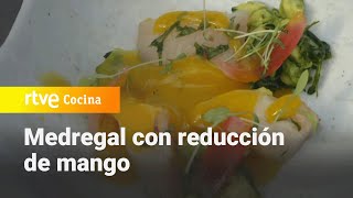 Receta de medregal con reducción de mango  Las Rutas DAmbrosio  RTVE Cocina [upl. by Ardnued559]