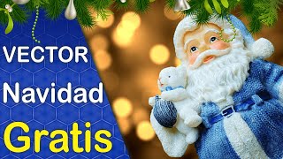 10 Vectores Gratis de navidad para Diseñadores Gráficos CorelDraw Illustrator y Photoshop [upl. by Nenerb]