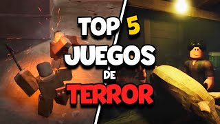 Los MEJORES JUEGOS de TERROR de este 2024 en ROBLOX… [upl. by Schlesinger]