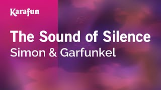 The Sound of Silence  Simon amp Garfunkel  Karaoke Version  KaraFun [upl. by Dnivra]