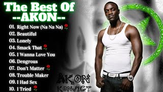 Akon Songs Playlist 2024  The Best Of Akon  Greatest Hits Full Album 2024 Lyrics [upl. by Ecirtael906]