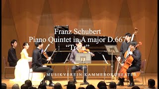 Franz Schubert Piano Quintet in A major D667 quotTroutquot [upl. by Wilburn636]