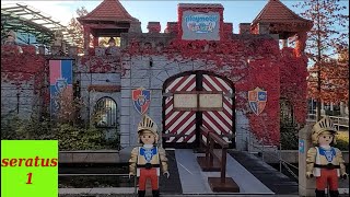 seratus1 Ausflug in den Playmobil Funpark Zirndorf riesige Ritterburg Piratenschiff Polizeistation [upl. by Eiramalegna420]