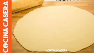 Masa de Pizza fácil y rápida [upl. by Alleahcim]