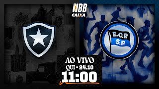 Botafogo X Pinheiros  NBB CAIXA 202425  24102024  Ao vivo e com imagens  1100 [upl. by Boorman]