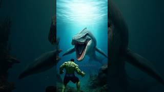 Hulk vs Megalodon vs Mosasaurus [upl. by Ramey]