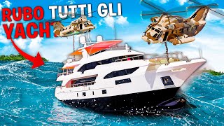 RUBO TUTTI gli YACHT dei MILIONARI su GTA 5 🤯🛥️ [upl. by Alarice]