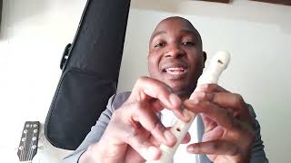 How to play a descant recorder C D and F [upl. by Enived224]