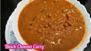 Black Channa Curry  Channa Gravy  Black Channa Kulambu recipe in tamil [upl. by Einal]