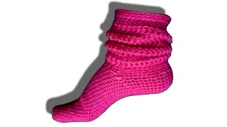 Anleitung Socken häkeln Häkelanleitung  © Woolpedia [upl. by Benedix]