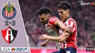 resumen CHIVAS 🆚 ATLAS atlas se lleva el clásico tapatio [upl. by Iphlgenia]