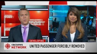 United Airlines forcibly removes passenger from overbooked flight [upl. by Aramaj961]