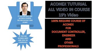 ACONEX COMPLETE COURSE VIDEO I SABIR SAIFI [upl. by Acisej]