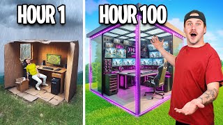 100 HOURS in Ultimate Gaming Rooms [upl. by Nelleoj]