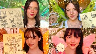 ASMR 25 HRS Fairy ASMR  Desigining Your Fairy Wings Fairy House and Wardrobe Wooden Makeup 🧚 [upl. by Gile691]