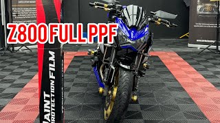 Z800 CAT BARU FULL BODY PPF [upl. by Torry641]