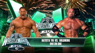 WWE 2K24 BATISTA VS GOLDBERG [upl. by Pearla]