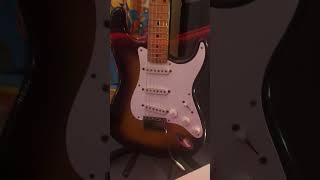 1957 fender Stratocaster played by George Harrison [upl. by Enilekaj84]