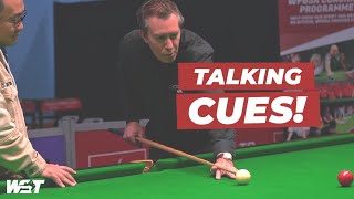 Dale Talks Snooker Cues 👌 [upl. by Natanhoj744]