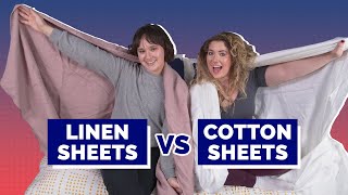 Linen Sheets Vs Cotton Sheets  Which Is Right For You [upl. by Cynthy]