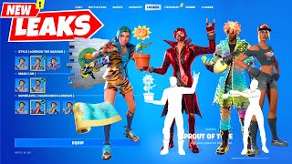 Fortnite Leaked Skins amp Emotes Update v2510 Super Level Styles new Beach Bomber and more [upl. by Tenaej]