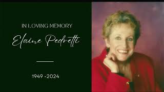 Elaine Pedretti Funeral [upl. by Ethbun]