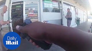 Tulsa police release footage from fatal shooting of Joshua Barre  Daily Mail [upl. by Enohsal]