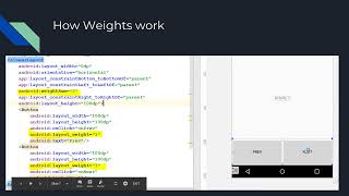 Nested Linear Layouts  Android Studio [upl. by Raual]