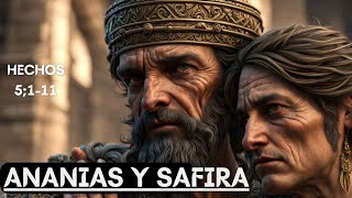 LA trágica Mentira La Historia de Ananias y Safira Historia bíblica Narrada hechos 51 [upl. by Acinok]