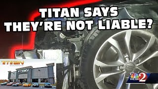 Titan Motorsports Crashes A Customers Car And Then Refuses To Pay For The Damages [upl. by Adnoraj]