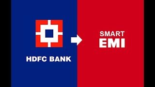 Convert Smart EMI from HDFC Credit Card Bill Amount [upl. by Yelime346]