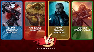 Commander VS S3E1 Olivia vs Gitrog vs Odric vs Sigarda MtG Multiplayer [upl. by Sierra]