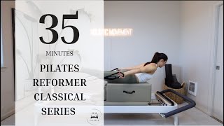 Pilates Reformer  Intermediate  Classical Series w a Twist [upl. by Azpurua570]