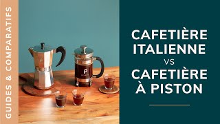 COMPARATIF Cafetière italienne VS cafetière à piston [upl. by Drew]