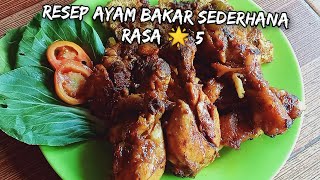 RESEP AYAM BAKAR TEFLON MANIS SEDERHANA RASA GAK KALAH SAMA PEDAGANG [upl. by Erhard390]