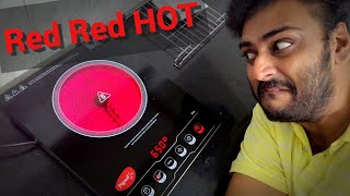 Red Hot Cook Top 🤯 Pigeon Infrared Cook Top Unboxing and TEST [upl. by Nymzaj94]