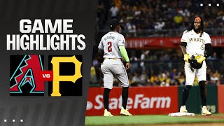 Dbacks vs Pirates Game Highlights 8324  MLB Highlights [upl. by Damita]