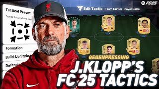 MASTERING JURGEN KLOPP GEGENPRESSING TACTICS IN FC 25 [upl. by Eniamahs]