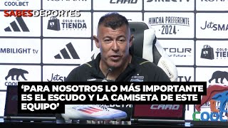 A mi eso NO ME IMPORTA  JORGE ALMIRÓN anticipa la FINAL de COLO COLO [upl. by Norym]